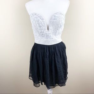AniLee Overture cocktail dress w/ layered bottom